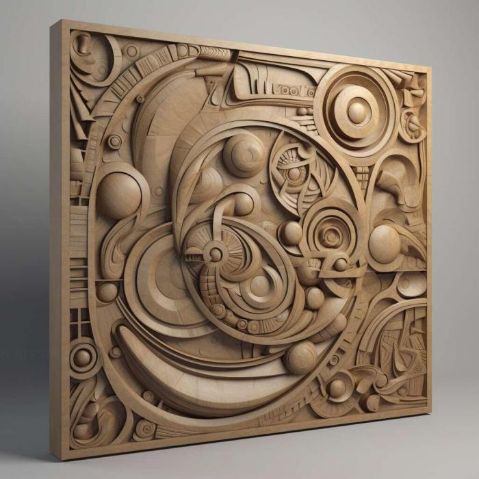 نموذج ثلاثي الأبعاد لآلة CNC 3D Art 